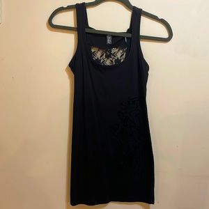 Affliction/Sinful black Mini dress-S